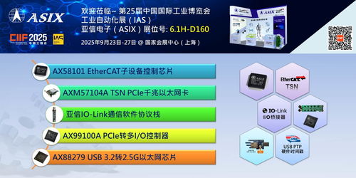 亞信電子閃耀I(xiàn)AS 2025 以創(chuàng)新芯片與PTP技術(shù)驅(qū)動(dòng)工業(yè)通信與自動(dòng)控制新未來(lái)
